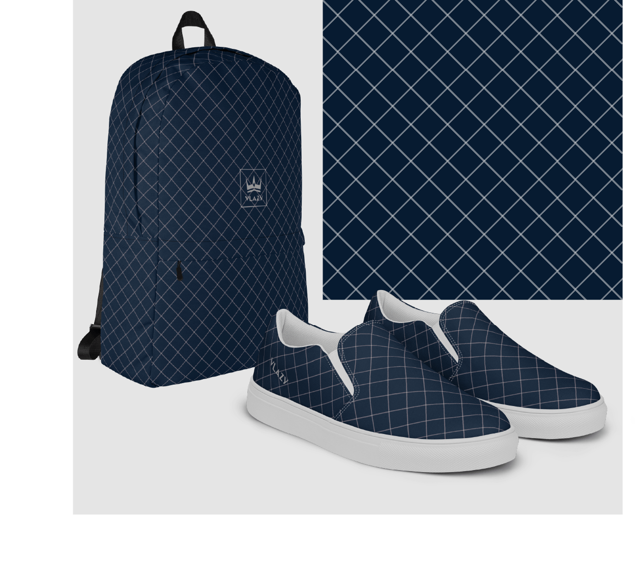 ダイヤ柄（斜め格子）